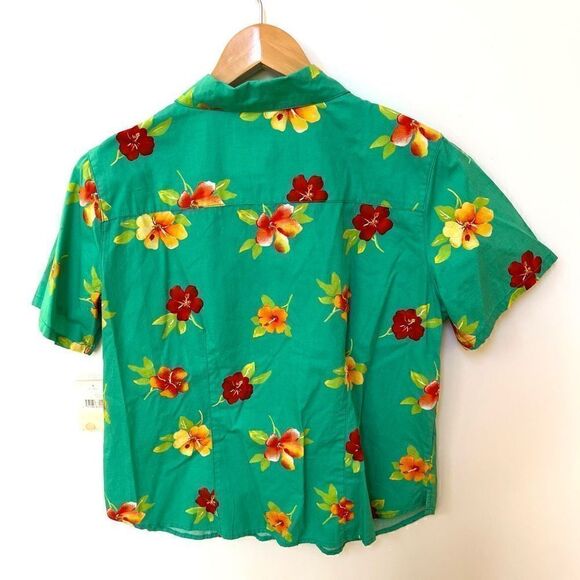 NWT Vintage Susan Bristol Hawaiian Shirt & Maxi Skirt Set Tropical Summer L - Picture 3 of 9